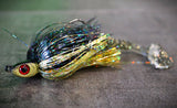 Holo Gold Fluffy Shiner Jig - V3.0 - 3/8oz