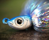 Holo Blue Fluffy Shiner Jig - V3.0 - 3/8oz