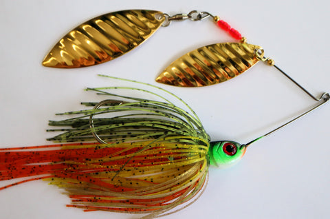 Perch Spinnerbait - 24K Gold