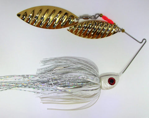 CL Fishin Holo White Spinnerbait