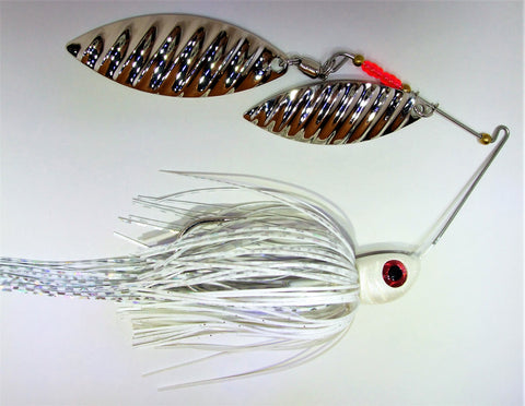 CL Fishin Holo White Spinnerbait