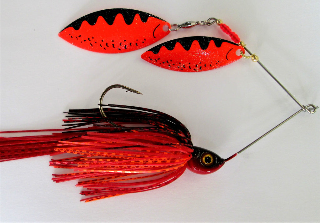 Red Tiger Twisted Loop Spinnerbait - Red – CL Fishin